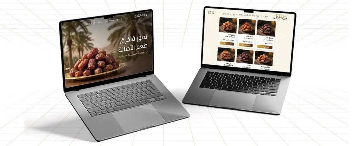 الموقع الإلكتروني والمتجر الإلكتروني