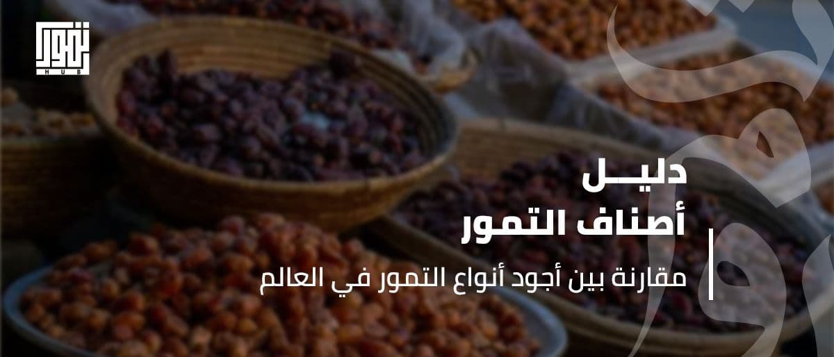 دليل أصناف التمور الفاخرة وطعمها الاستثنائي